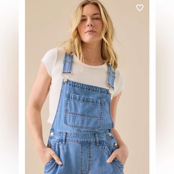 New with tags Altar’d State Brayden Wide Leg Overalls - Picture 2 of 5